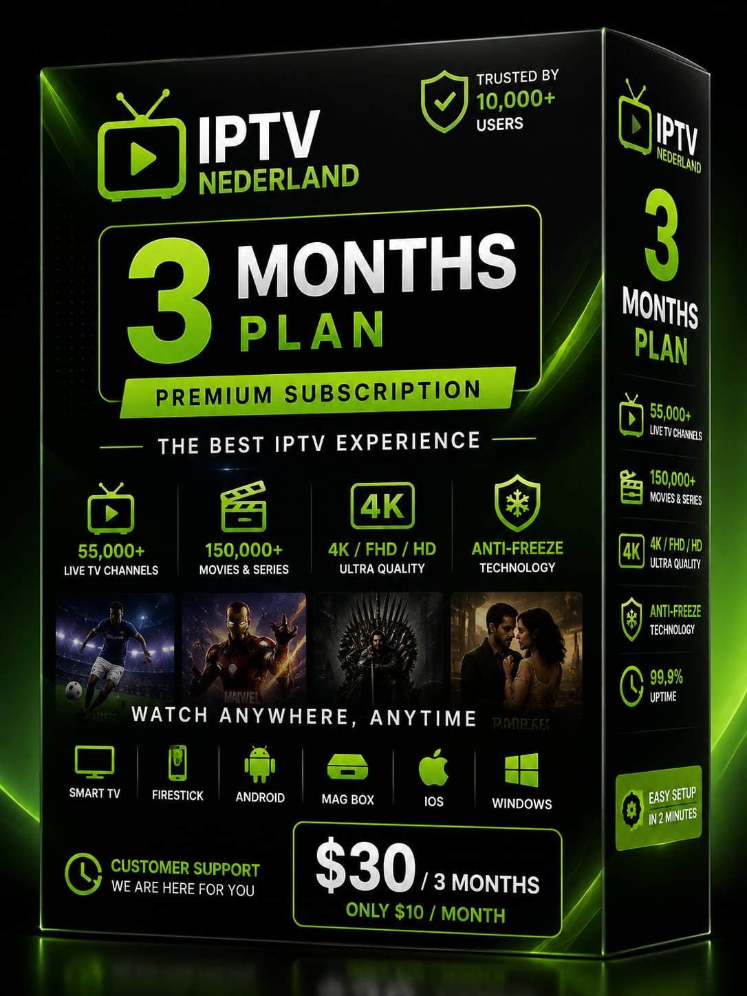 IPTV Nederland 3 MAANDEN