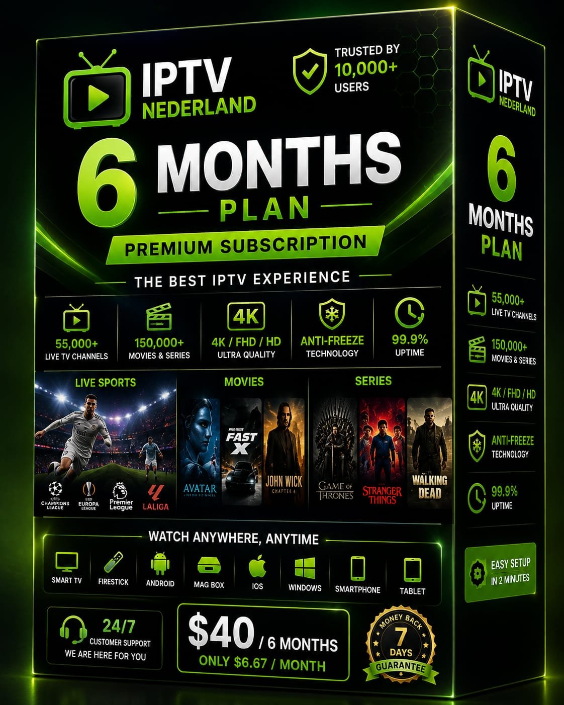 IPTV Nederland 6 MAANDEN